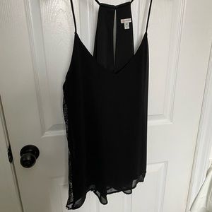 Guess black tank top size medium